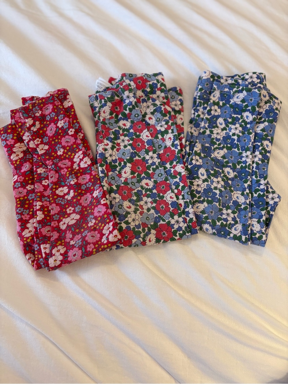 Mini Boden Floral Print Leggings